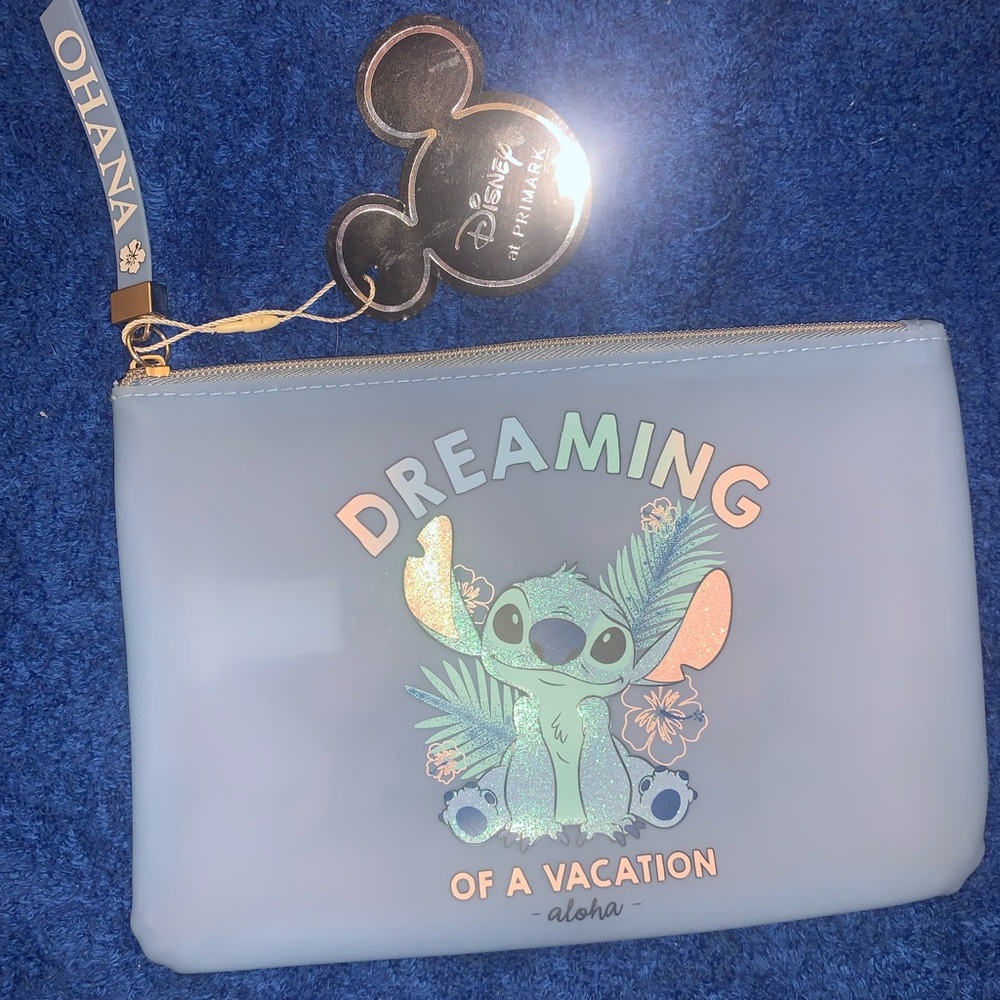 Stitch makeup bag